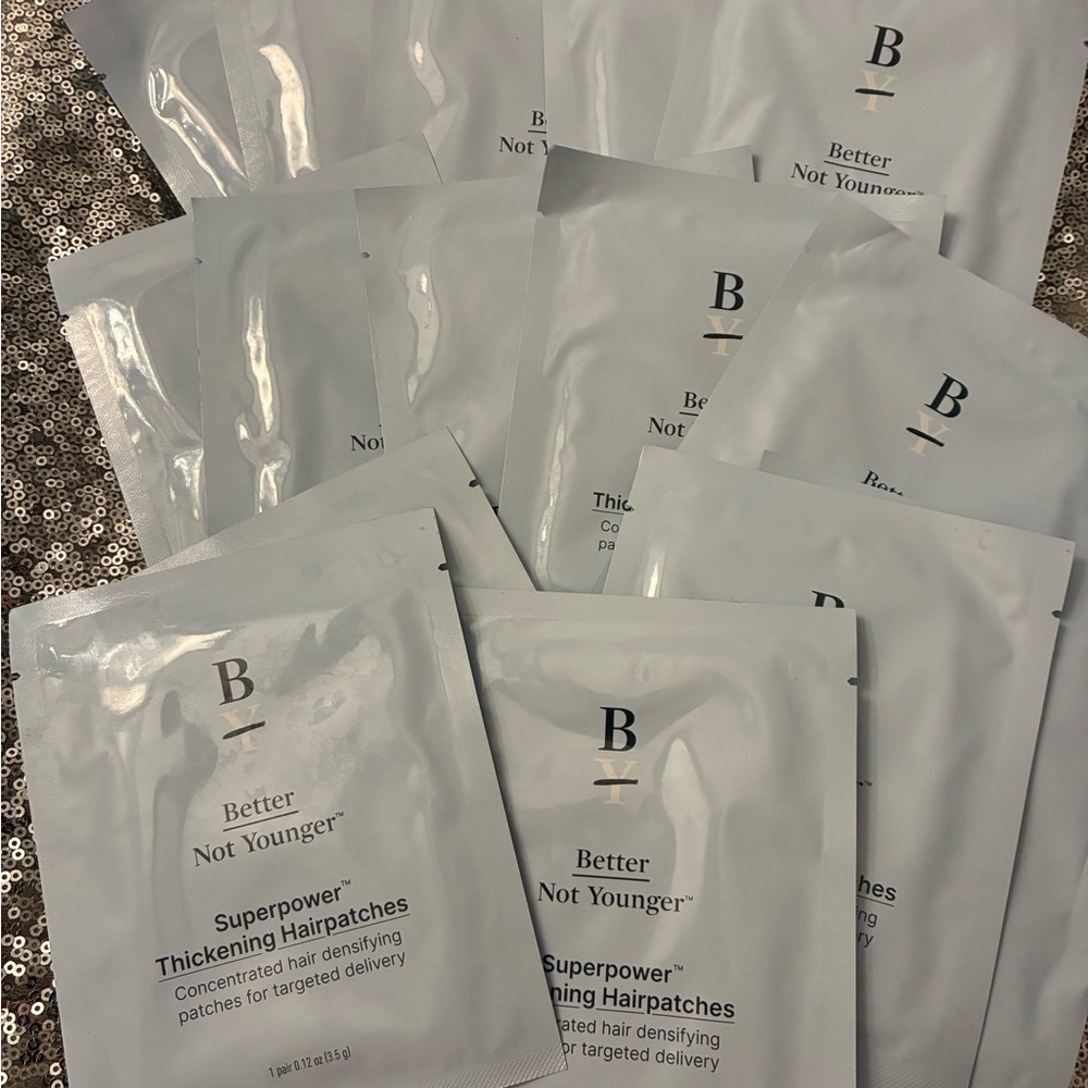 Superpower Thickening Hair Patches - White